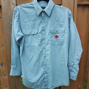 Vintage 1995 Air Canada Employee Shirt Long Sleeve 🍁